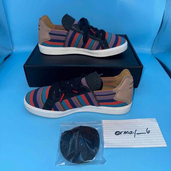 adidas Pharrell x Elastic Lace Up "Pink Beach" m8 w9.5 - Picture 2 of 13